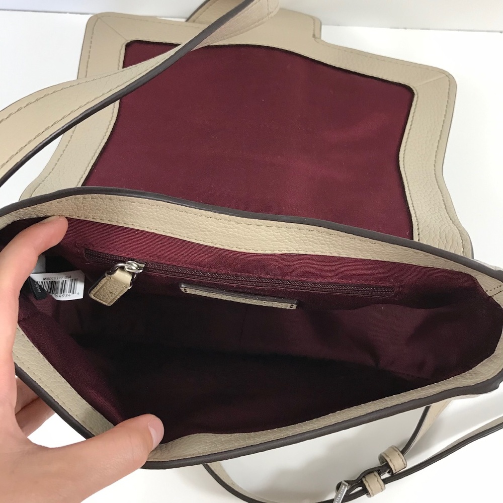 ✨NWT✨ MARC JACOBS Traveler Mini Messenger Crossbody Shoulder Bag Light Slate - Picture 8 of 8